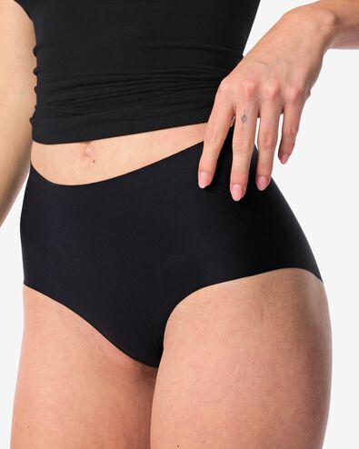 Slip, mittelstark figurformend, hohe Taille schwarz schwarz - 1000002395 - HEMA