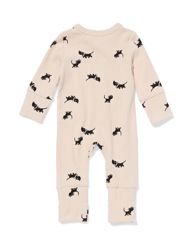 barboteuse &eacute;volutive nouveau-n&eacute; Takkie LENZING&trade; ECOVERO&trade; c&ocirc;tel&eacute;e &eacute;cru &eacute;cru - 33433120ECRU - HEMA