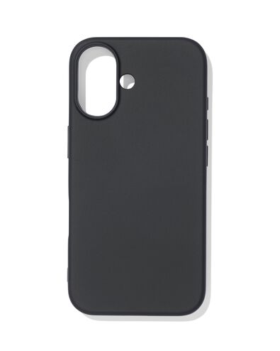 coque noire pour t&eacute;l&eacute;phone iPhone 16 - 39620047 - HEMA