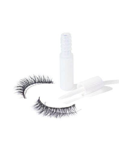 kunstwimpers natuurlijk effect 1 set - 11219011 - HEMA