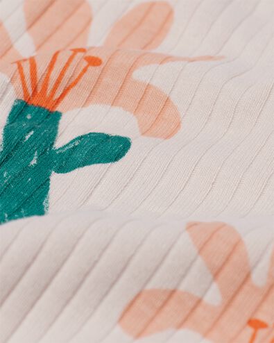 newborn meegroei jumpsuit met bamboe ecru - 33479510ECRU - HEMA