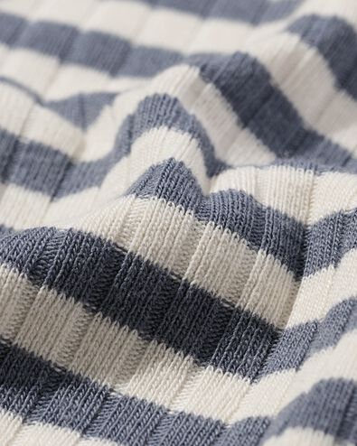 Gerippter Strampler zum Mitwachsen mit Bambus, Stretch, gestreift anthrazit - 33312930ANTHRACITE - HEMA