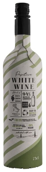 HEMA Positive Witte Wijn In Papieren Fles 0.75L
