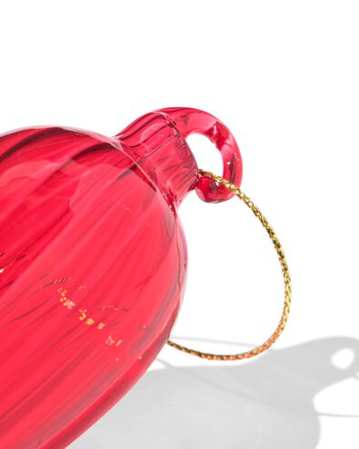 lot de boules de No&euml;l 14,5 cm verre goutte - 3 pi&egrave;ces - 25101435 - HEMA