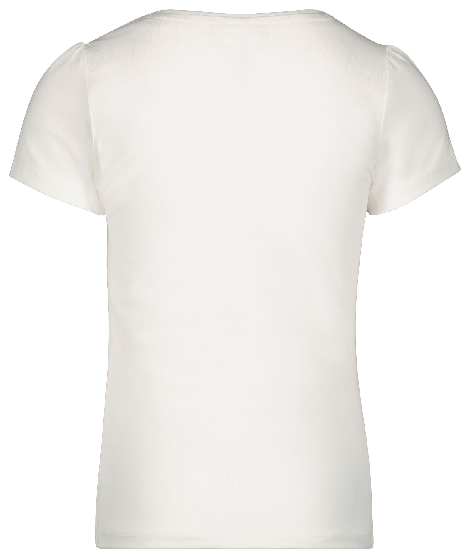 2 t-shirts enfant blanc 134/140 - 30843934 - HEMA