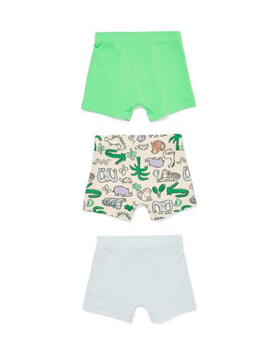 kinderboxers jungle - 3 stuks lichtblauw - 19280170LIGHTBLUE - HEMA