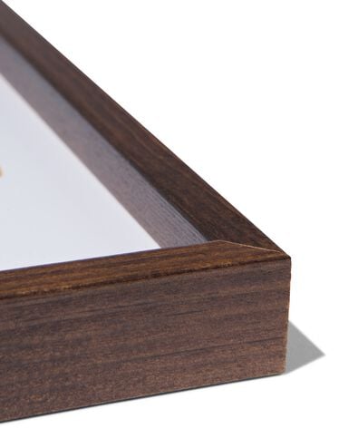 fotokader 10x15cm notenkleur massief hout 10 x 15 hout - 13622040 - HEMA