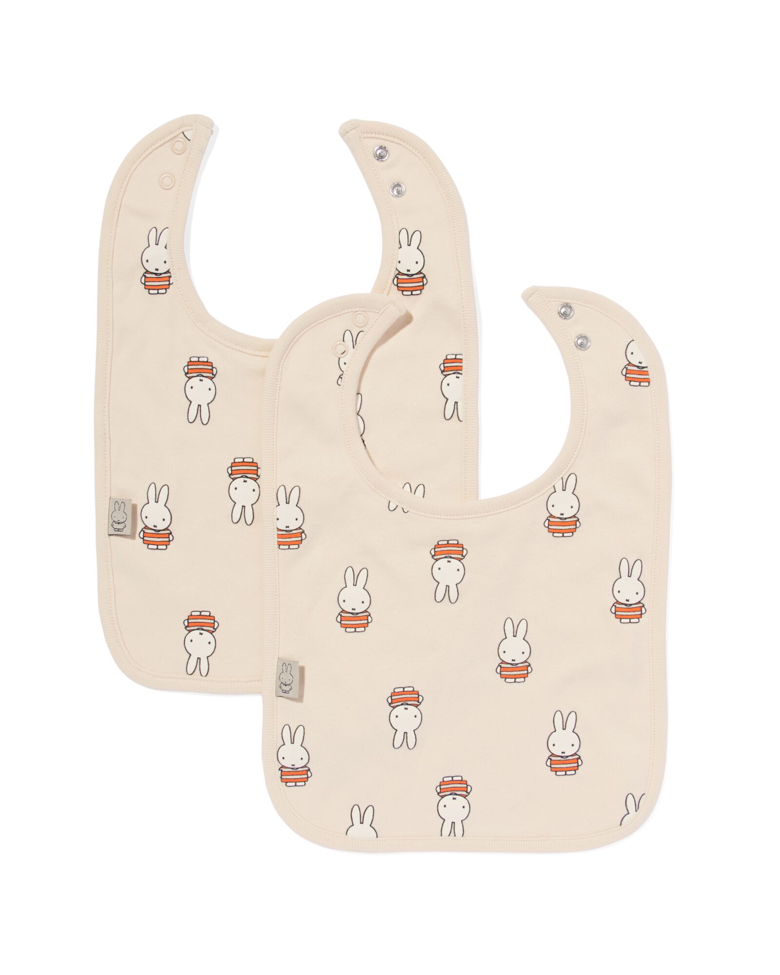 2 bavoirs Miffy coton - 33303535 - HEMA