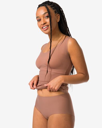 slip taille haute correction medium marron moyen marron moyen - 1000022958 - HEMA