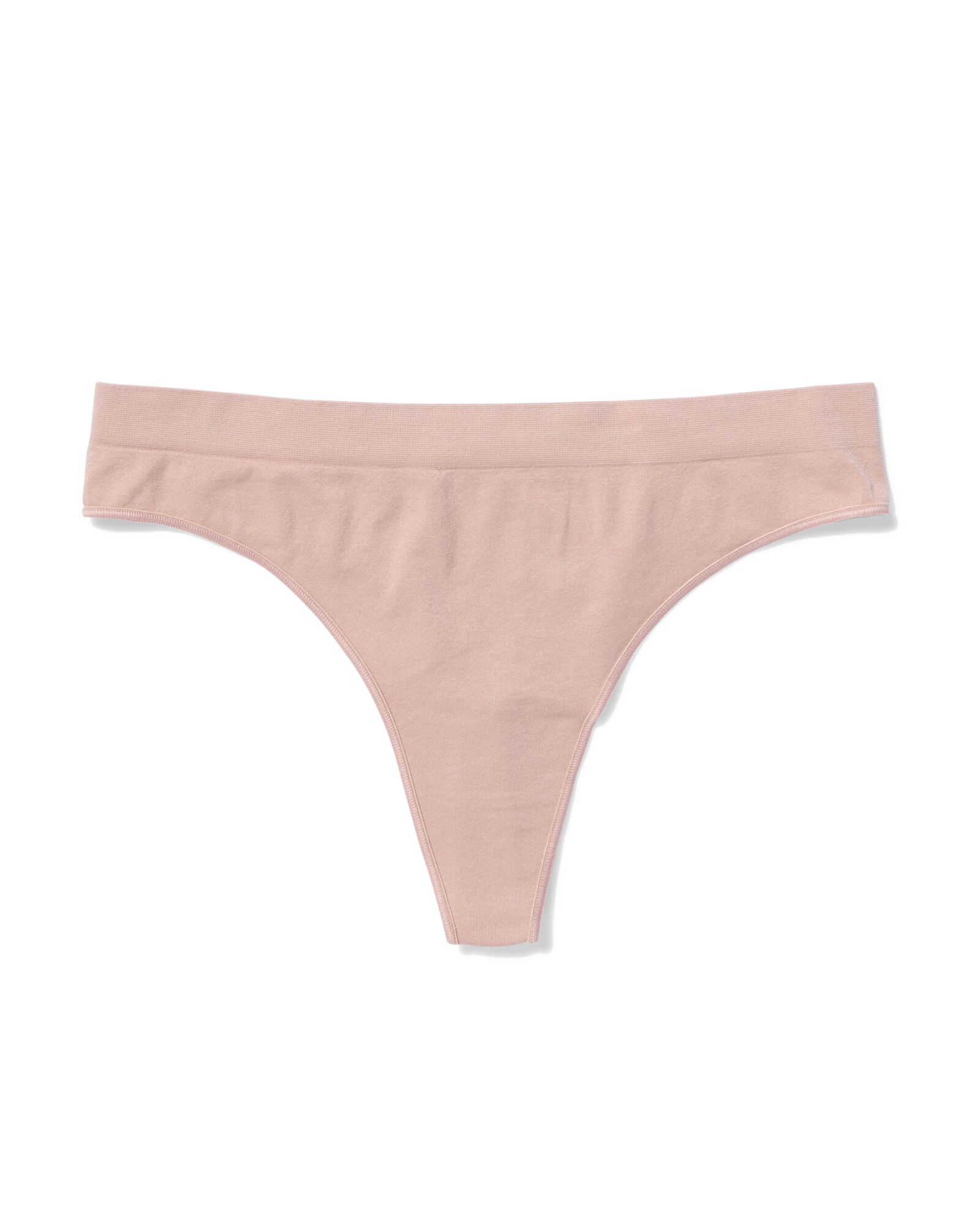 damesstring naadloos micro beige beige - 19607620BEIGE - HEMA