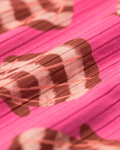 Kinderbikini gerippt mit Muscheln rosa rosa - 22260170PINK - HEMA