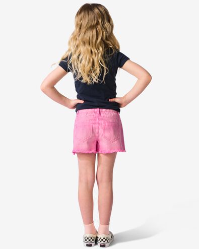 Kindershorts, gestreift rosa rosa - 30864012PINK - HEMA
