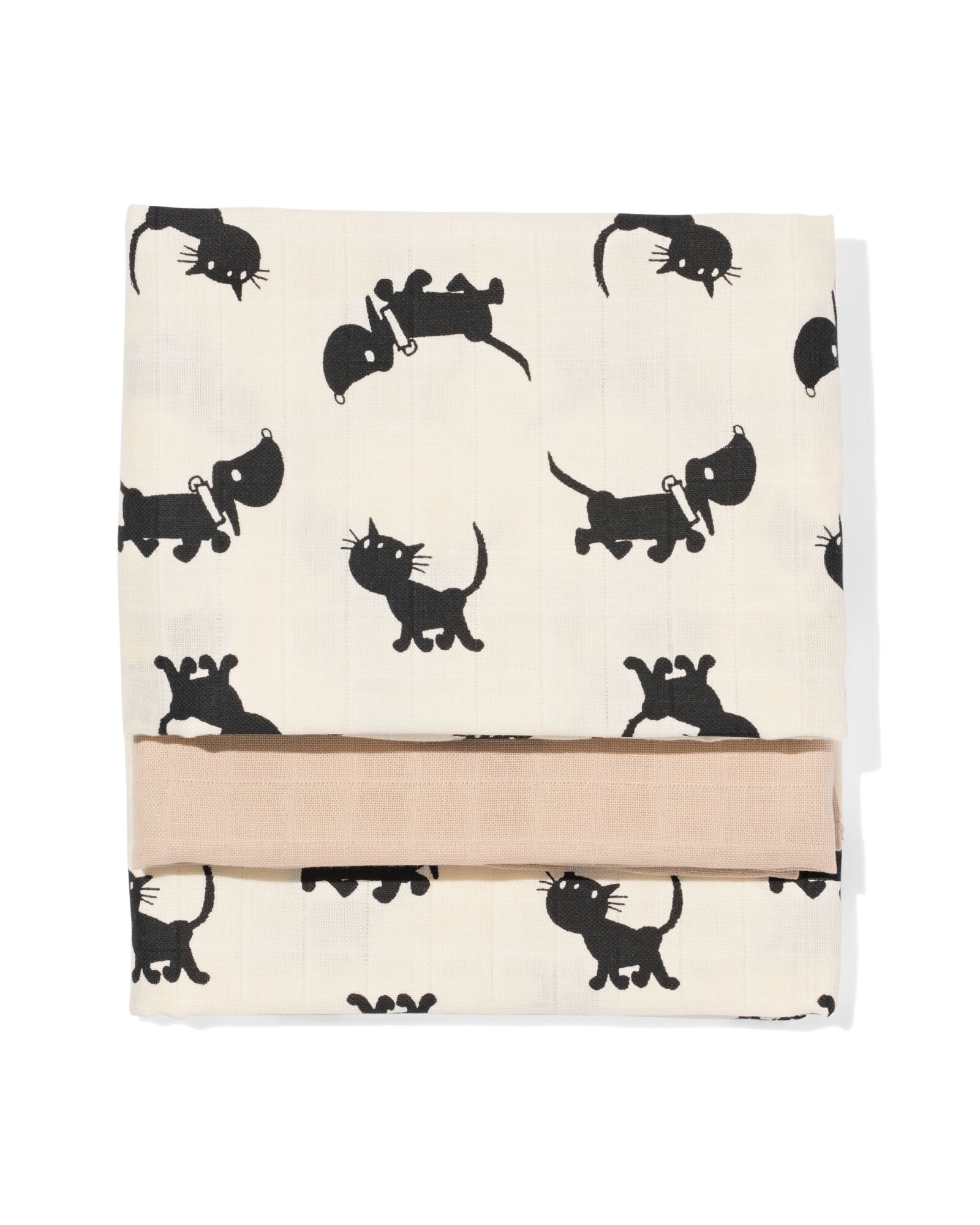 carr&eacute;s hydrophiles Takkie et Siepie 60 x 60 cm - lot de 3 - 33307840 - HEMA