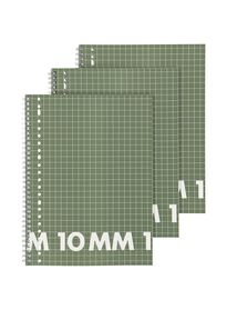 3er-Pack Collegeblocks – DIN A4 – kariert (10 x 10 mm) - 14101657 - HEMA