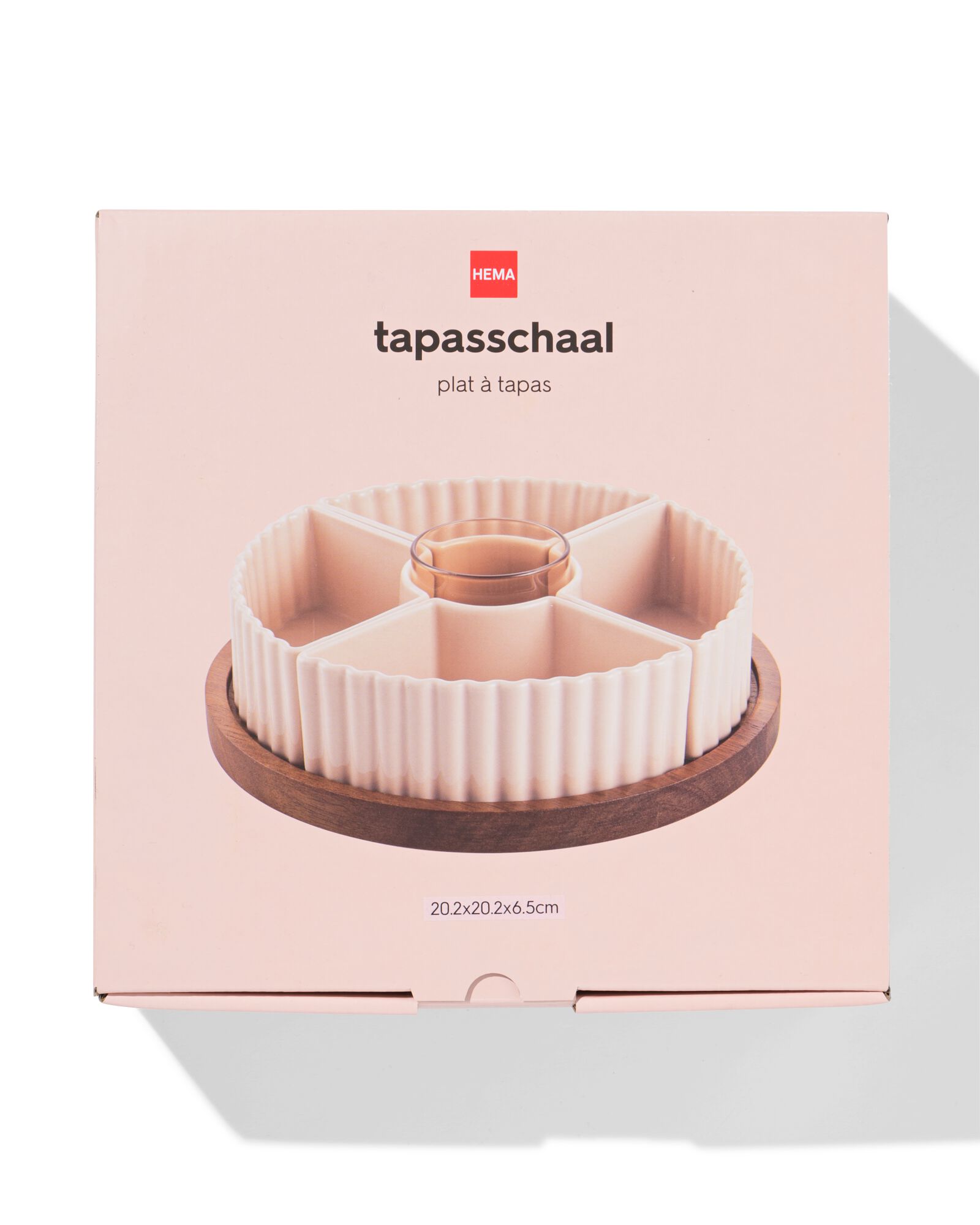 plateau &agrave; tapas 21x21x7,5cm - 41822210 - HEMA