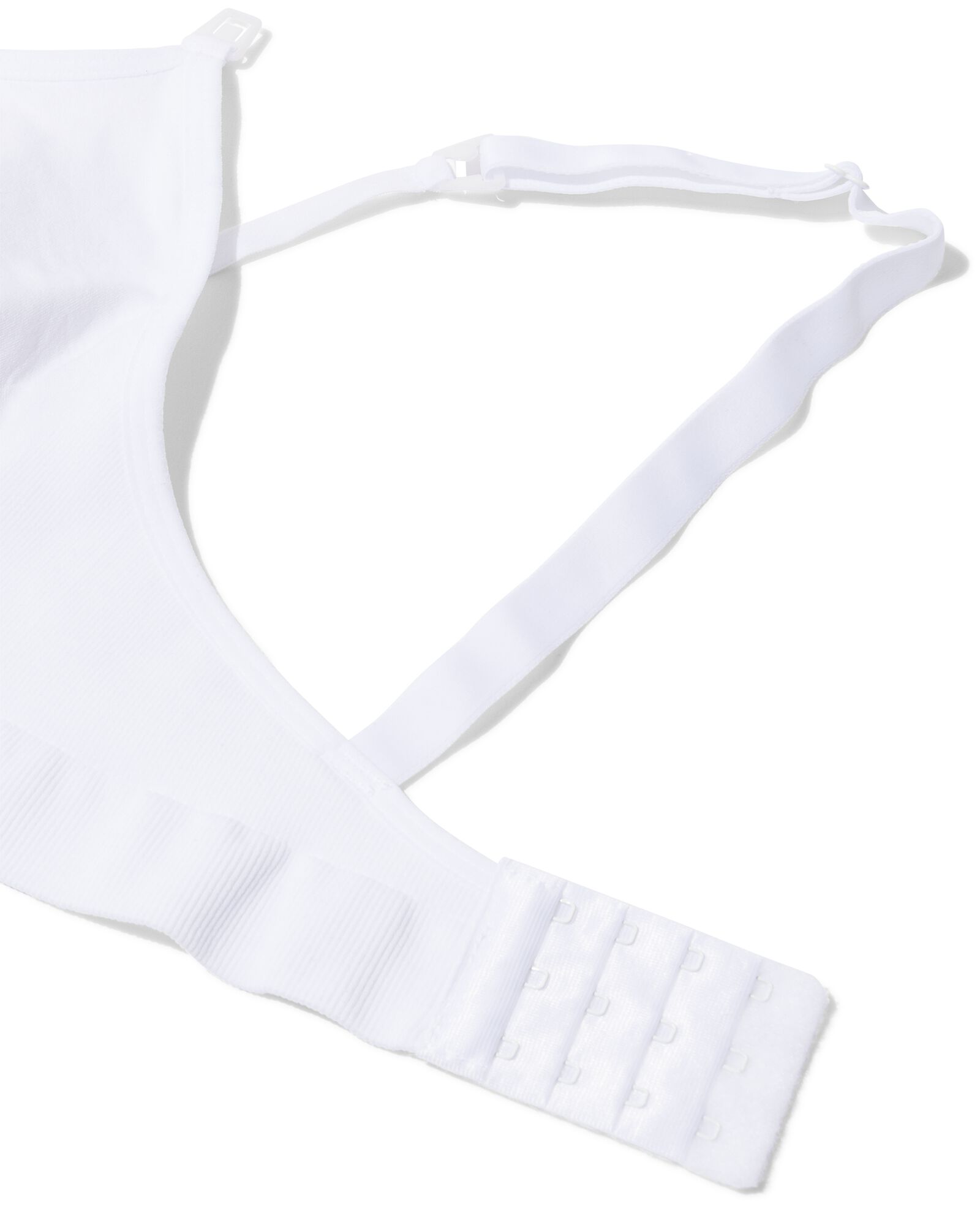 soutien-gorge d’allaitement sans coutures en micro blanc L - 21550053 - HEMA