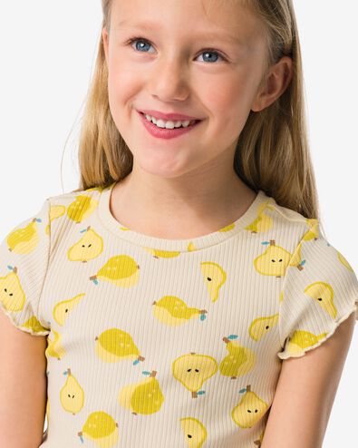 kinder T-shirt peren paars - 30817855PURPLE - HEMA