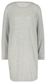 chemise de nuit femme gris chiné gris chiné - 1000021687 - HEMA