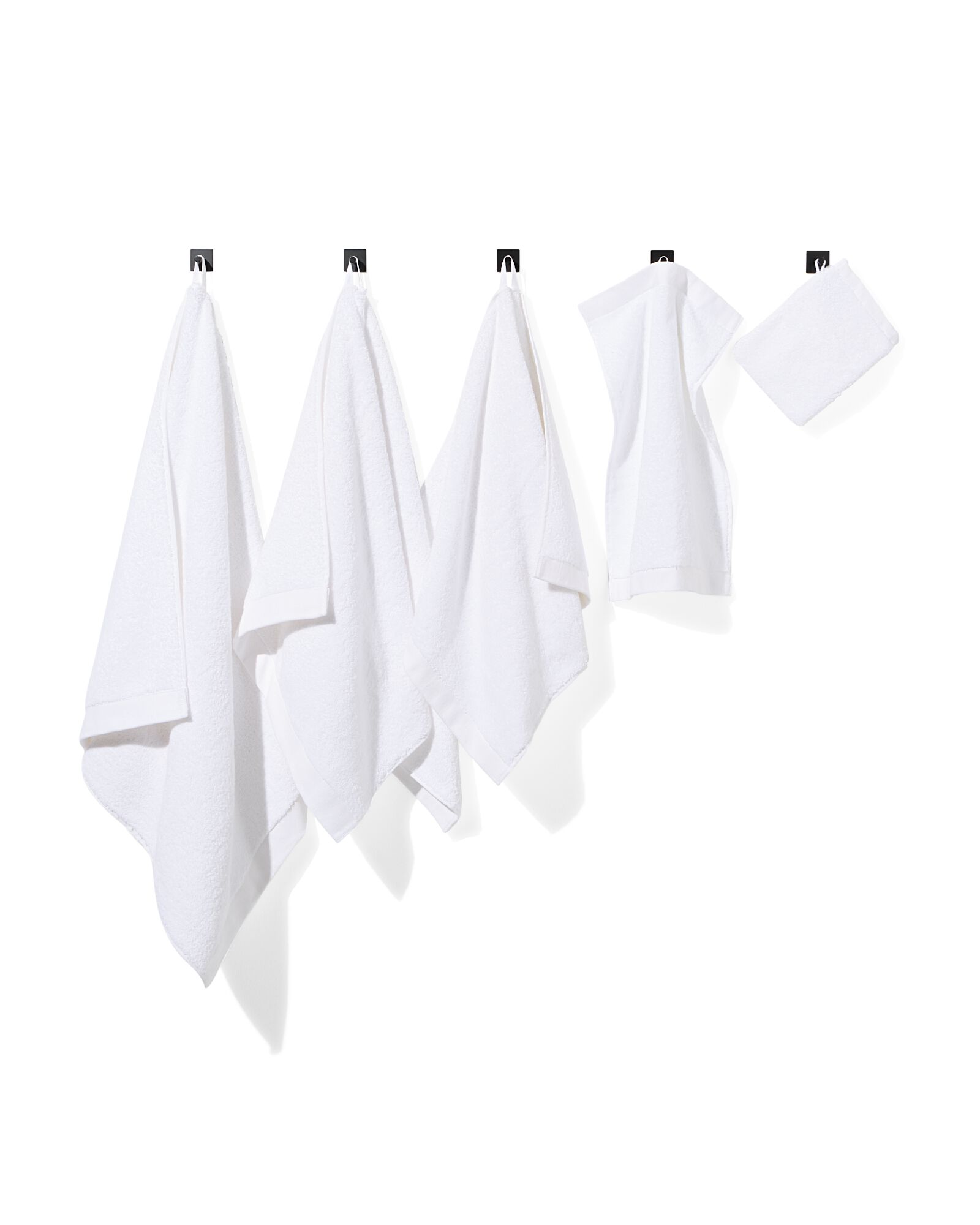 serviette de bain-50x100 cm-h&ocirc;tel extra doux-blanc uni blanc serviette 50 x 100 - 5240070 - HEMA