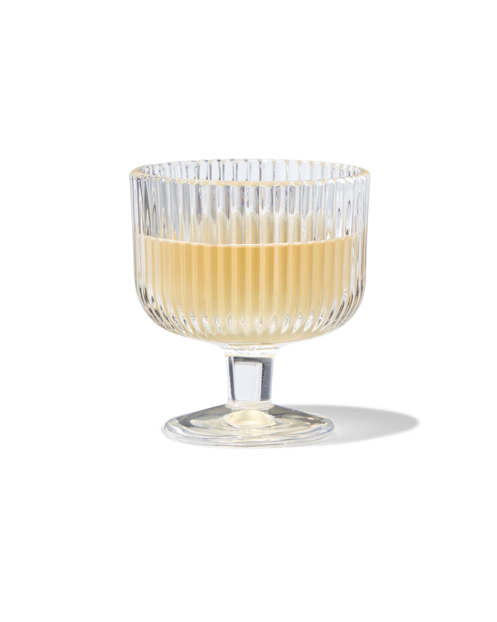 aperitief glas Bergen streep reli&euml;f 70ml - 9401079 - HEMA