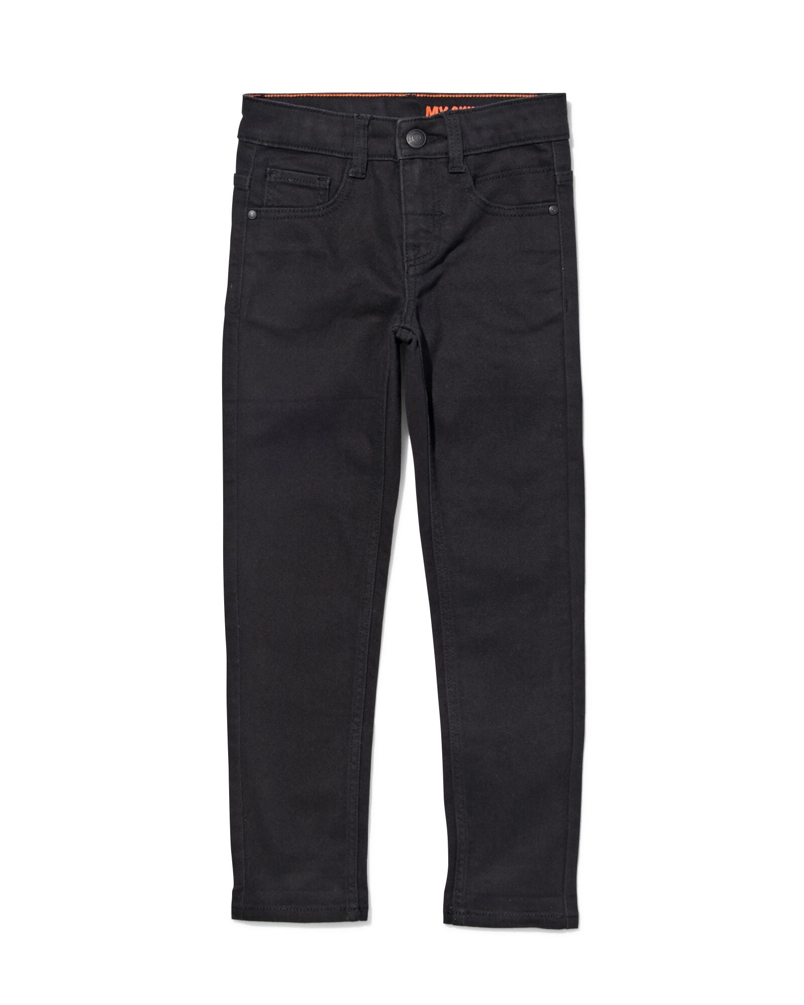 kinderbroek skinny fit zwart zwart - 30785907BLACK - HEMA