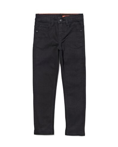 kinderbroek skinny fit zwart zwart - 30785907BLACK - HEMA