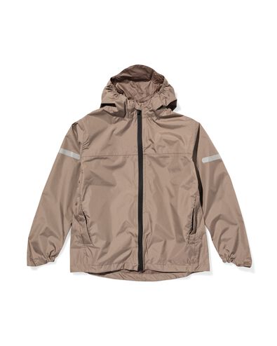 kinderregenjas lichtgewicht taupe taupe - 18450540TAUPE - HEMA