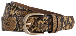 ceinture femme - 2.8cm - serpent marron marron - 1000025171 - HEMA