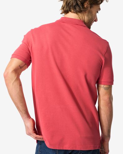 polo homme rouge - 2140360RED - HEMA