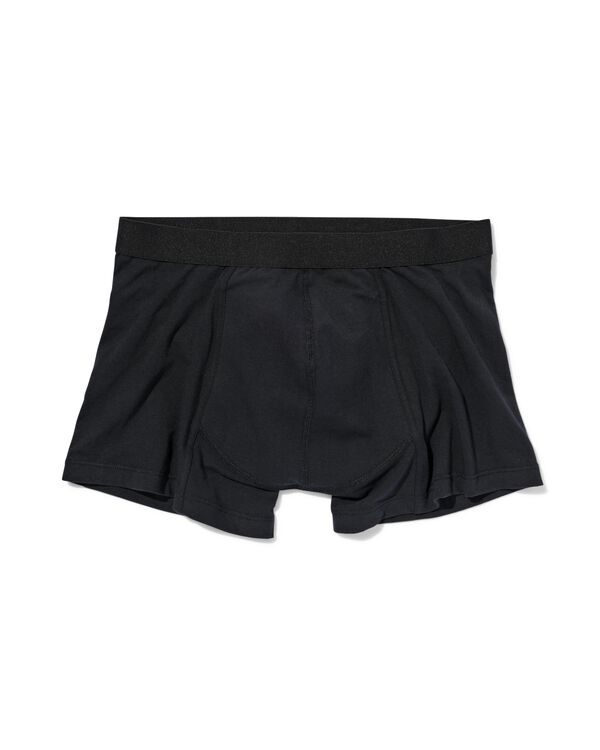 boxer d'incontinence en coton pour fuites l&eacute;g&egrave;res noir noir - 19160330BLACK - HEMA