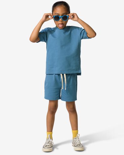 kinderkledingset regular fit blauw blauw - 30715818BLUE - HEMA