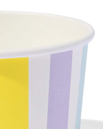pots en carton &agrave; rayures lot de 4 - 14250049 - HEMA