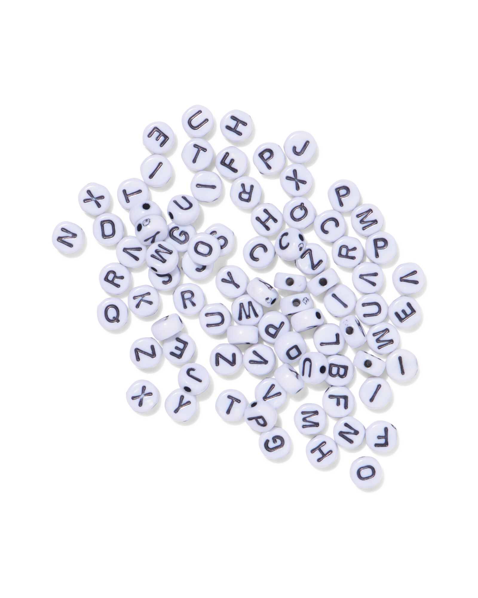 doosje kralen rond letters - 15900555 - HEMA