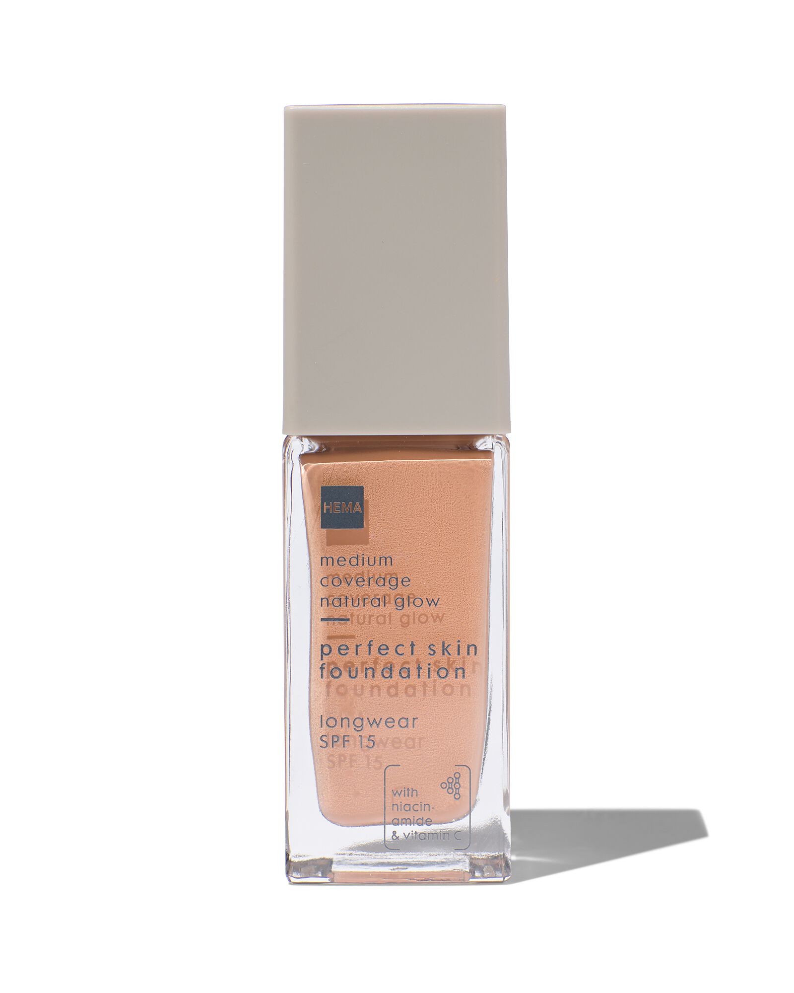 Perfect Skin Foundation, LSF 15, 07 Warm Neutral - 11290357 - HEMA