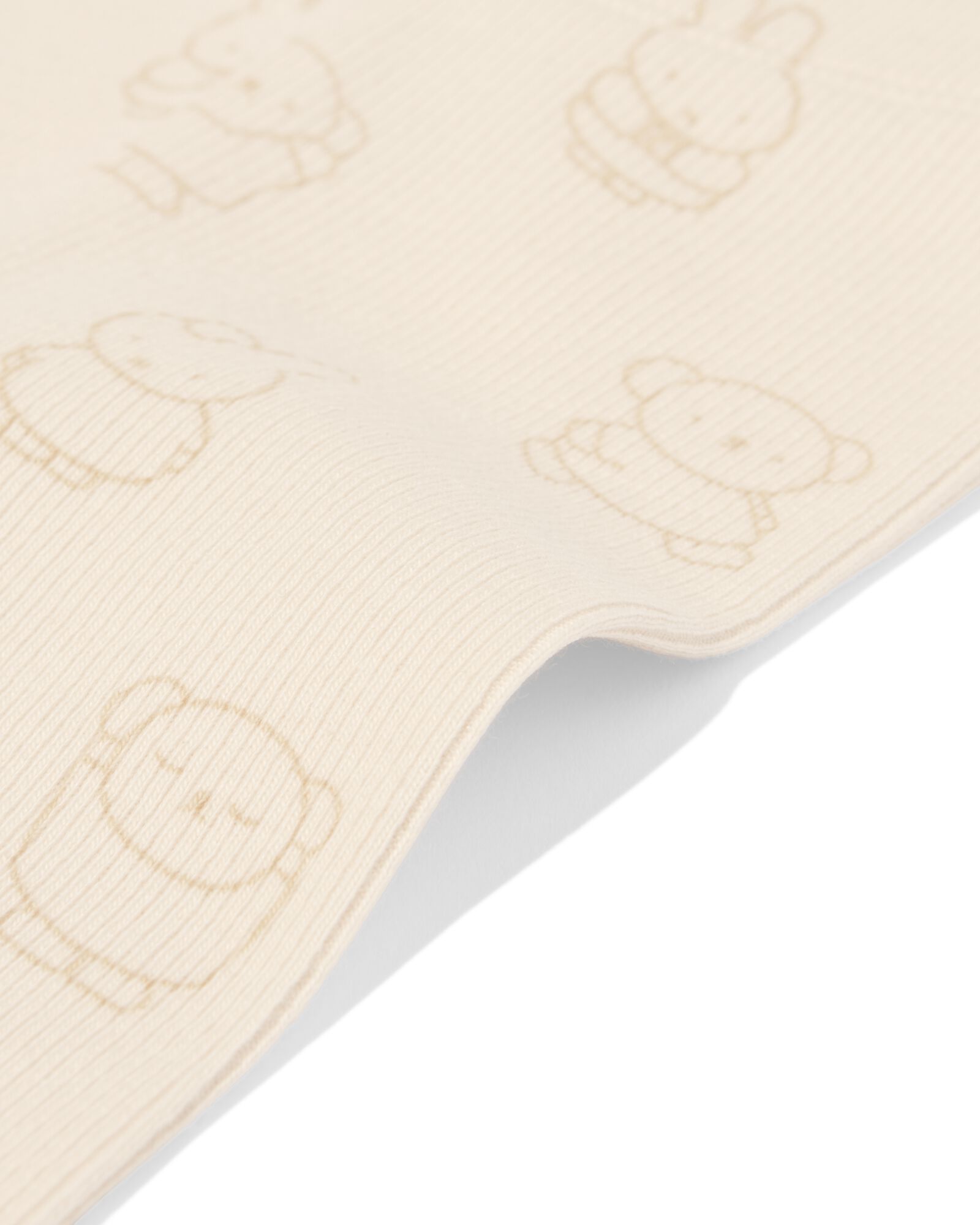 nijntje newborn meegroeilegging rib  &eacute;cru &eacute;cru - 33441120ECRU - HEMA