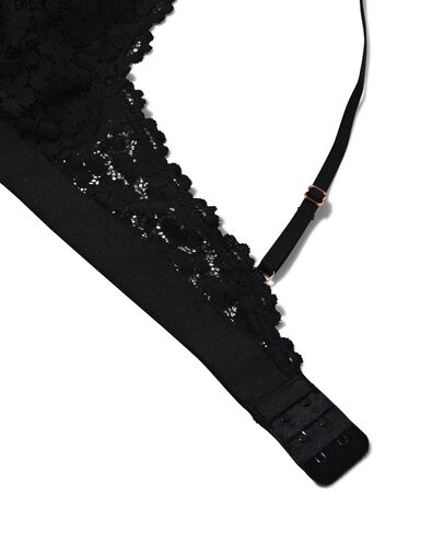 bralette en dentelle noir - 1000030261 - HEMA