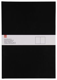carnet vierge A4 noir - 14130023 - HEMA