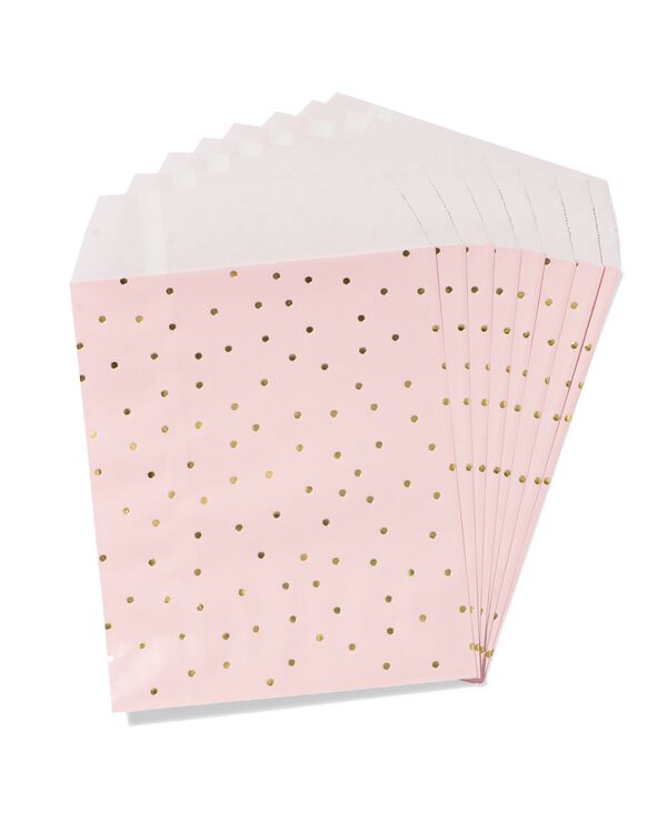 uitdeelzakjes 18x15.5cm papier prinses - 8 stuks - 14250356 - HEMA