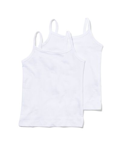 2er-Pack M&auml;dchen-Hemden wei&szlig; wei&szlig; - 1000001699 - HEMA