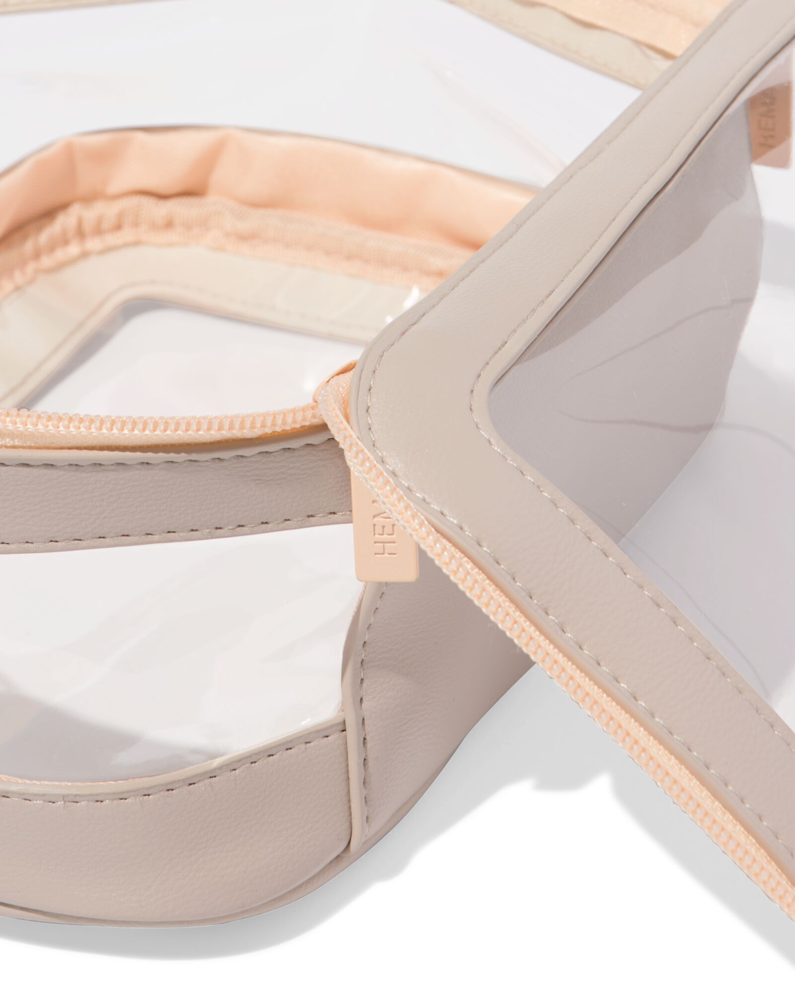 toilettas 24x15x8cm transparant - 11890689 - HEMA