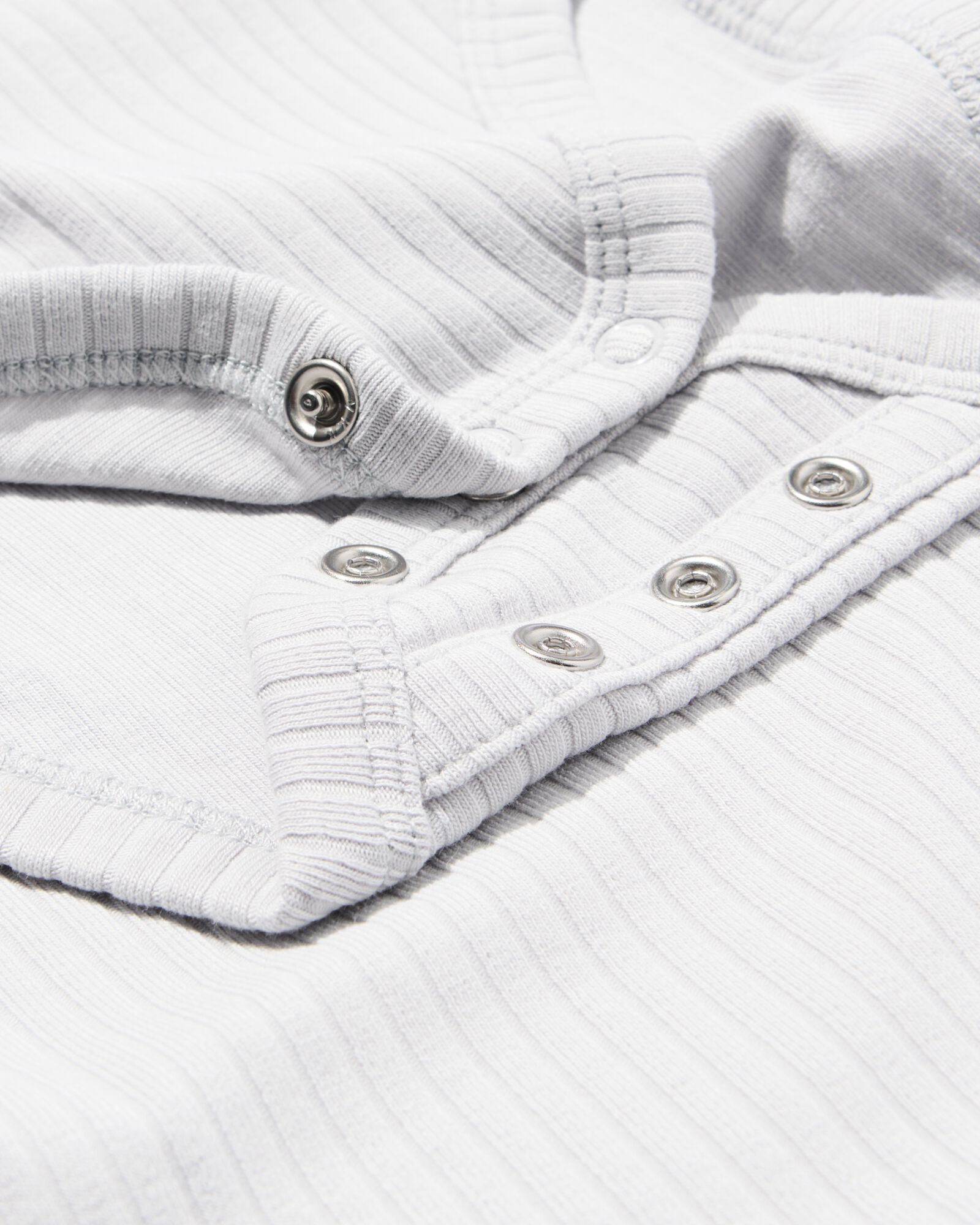 body &eacute;volutif b&eacute;b&eacute; LENZING&trade; ECOVERO&trade; c&ocirc;tel&eacute; - 2 pi&egrave;ces gris clair gris clair - 33307160LIGHTGREY - HEMA