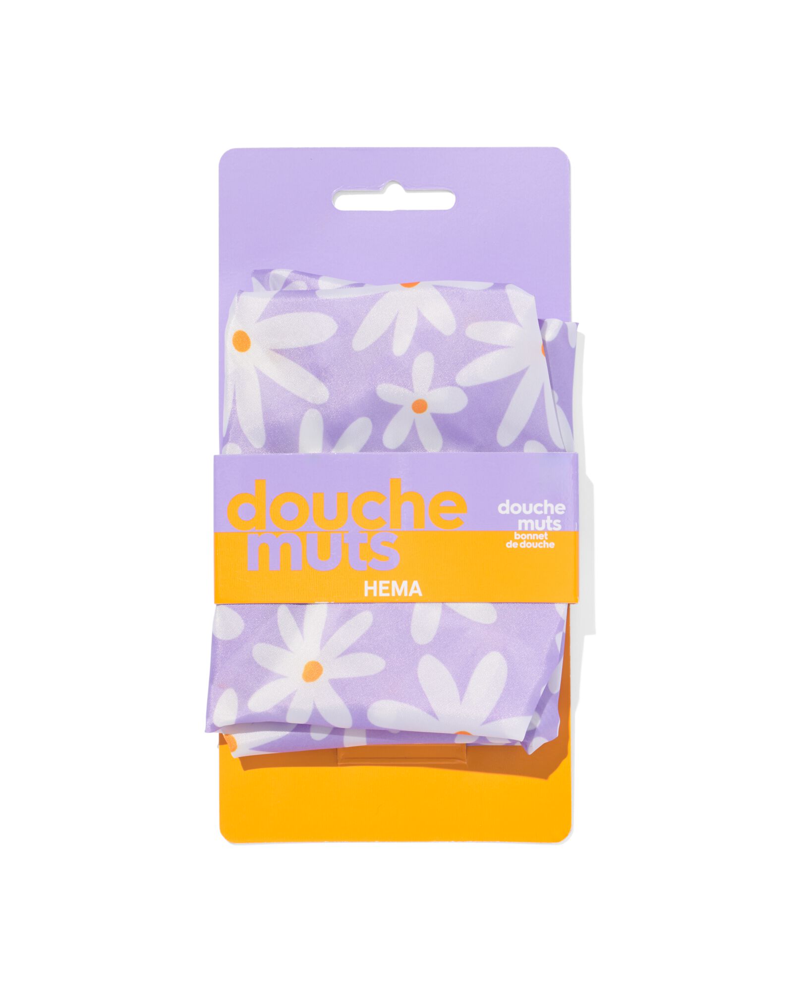 bonnet de douche lilas &agrave; fleurs - 11880069 - HEMA