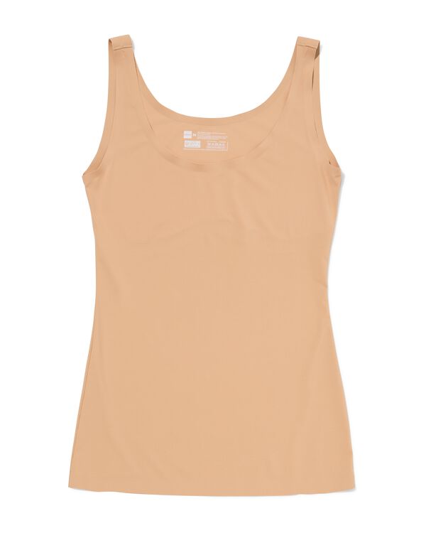 medium corrigerend dameshemd beige beige - 21500385BEIGE - HEMA