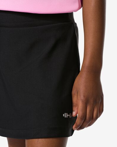kinder sportrokje zwart zwart - 30630063BLACK - HEMA
