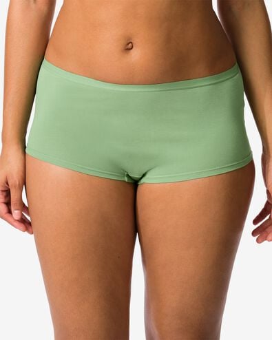 Damen-Boxershorts, perfekter Komfort, Baumwolle gr&uuml;n gr&uuml;n - 19602575GREEN - HEMA