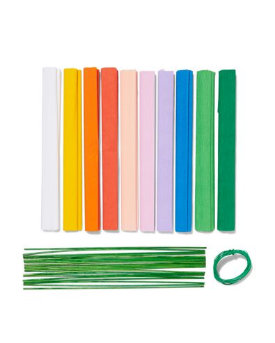 kit cr&eacute;atif fleurs en papier - 15920084 - HEMA