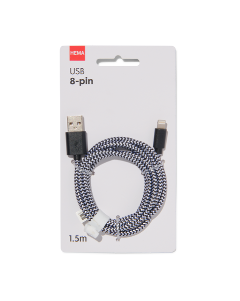 câble chargeur USB 8 broches - 39630148 - HEMA