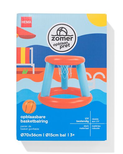 anneau de basket gonflable &Oslash;70 x 56 cm avec ballon &Oslash;15 cm - 15800358 - HEMA