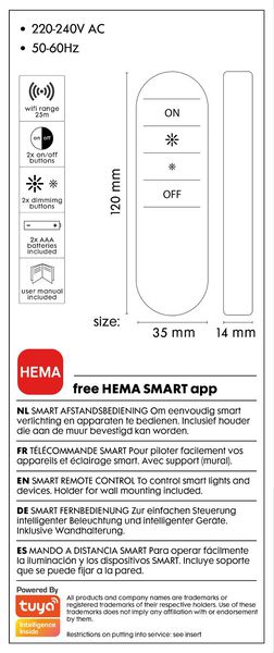 smart WIFI afstandsbediening - 20000035 - HEMA