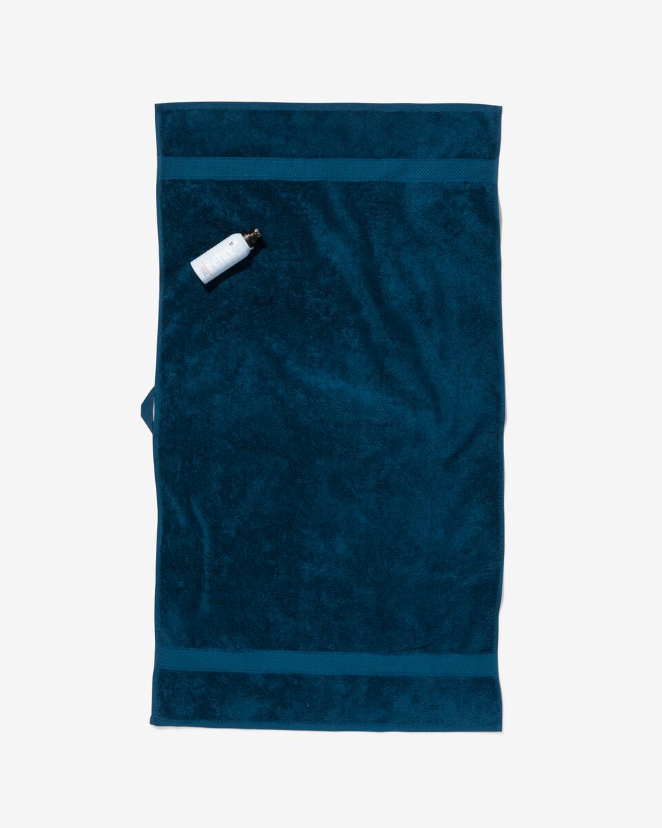 serviette de qualité supérieure 60 x 110 - bleu jean denim serviette 60 x 110 - 5240181 - HEMA